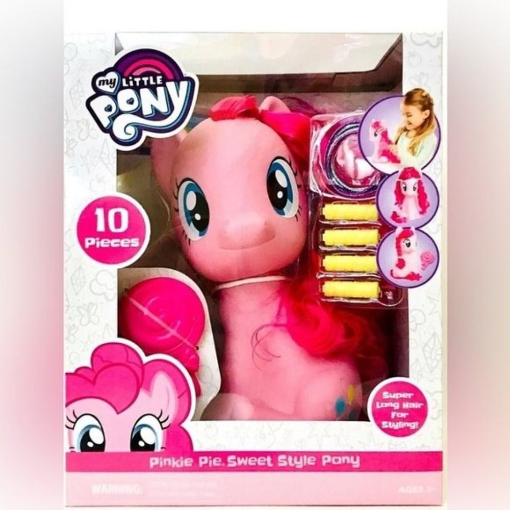 Just Play My Little Pony Styling Head, Pinkie Pie, Preschool Ages 3+